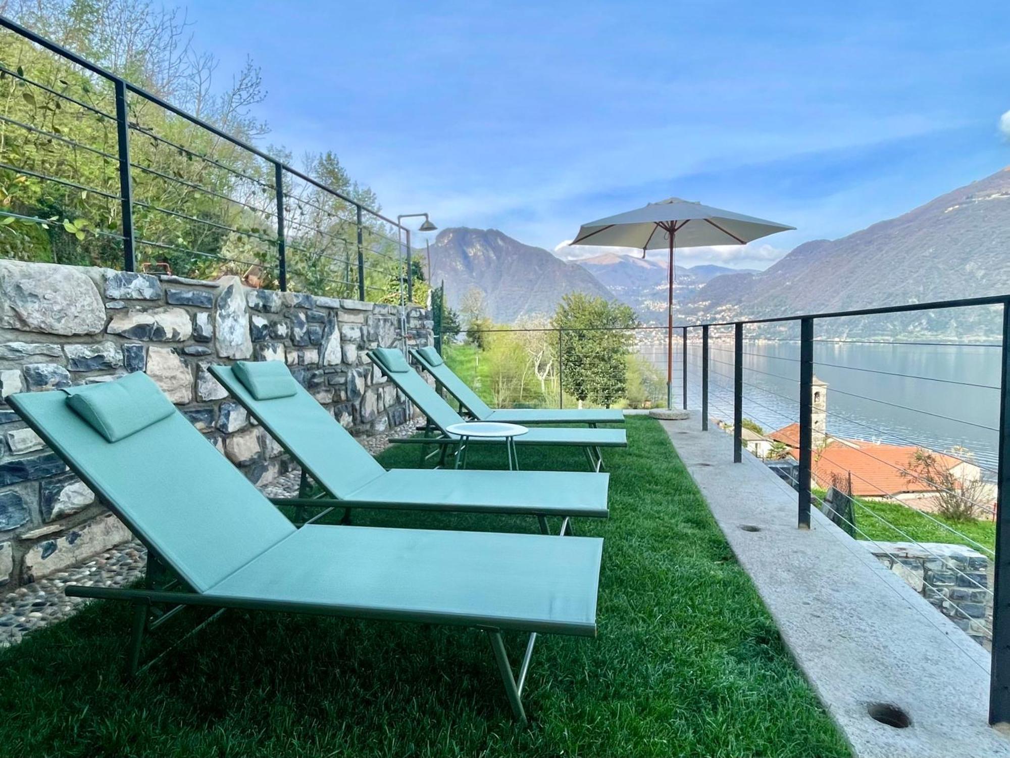 Il Noce Lake View Apartment Lezzeno Exterior foto