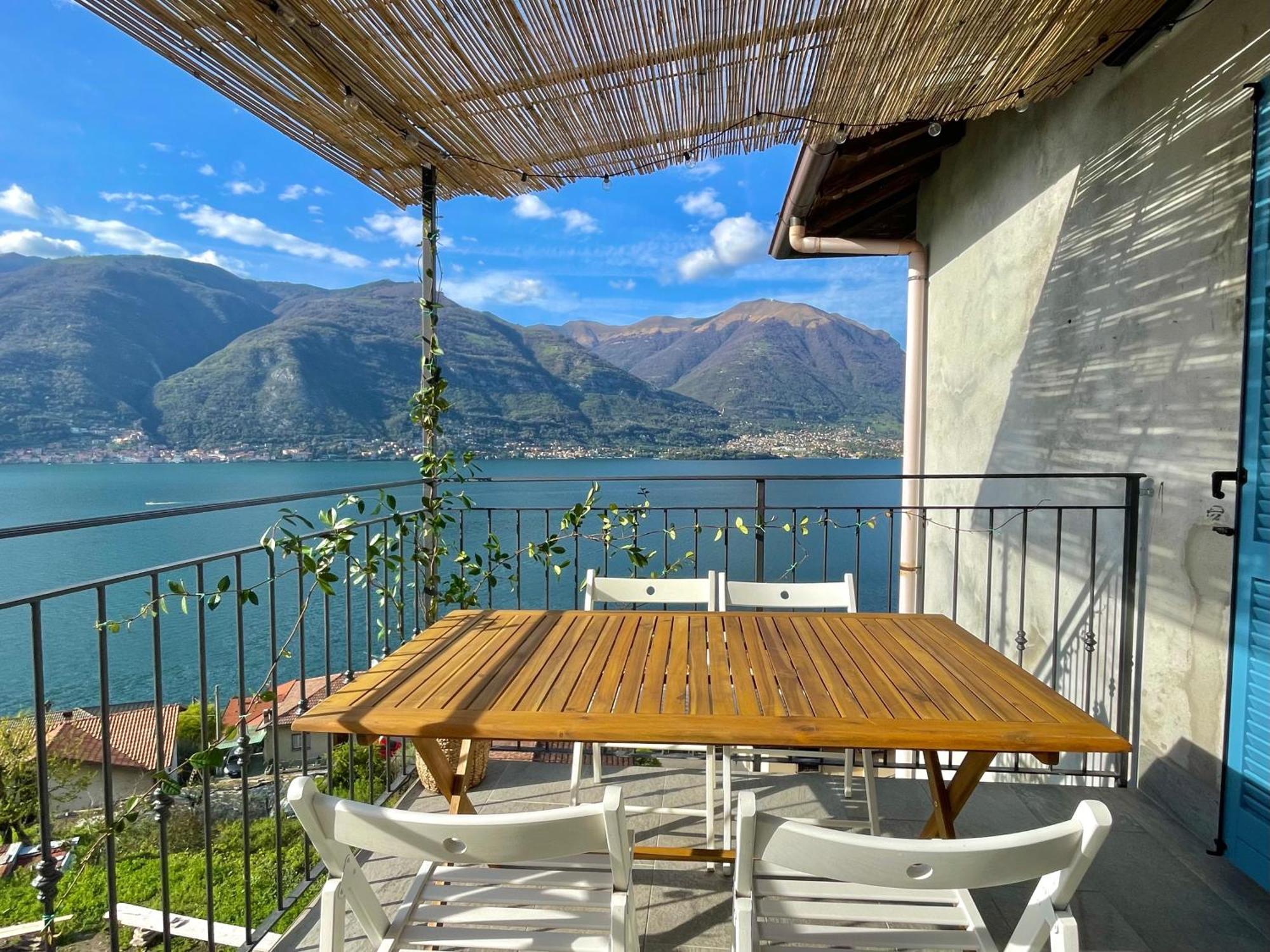 Il Noce Lake View Apartment Lezzeno Exterior foto
